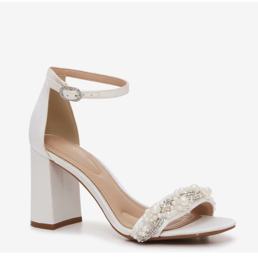 White Pearl Heels